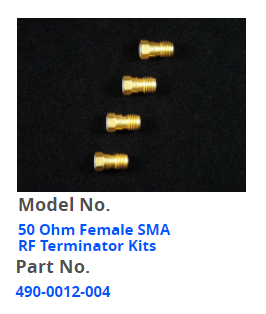 50 Ohm Female SMA RF Terminator Kits