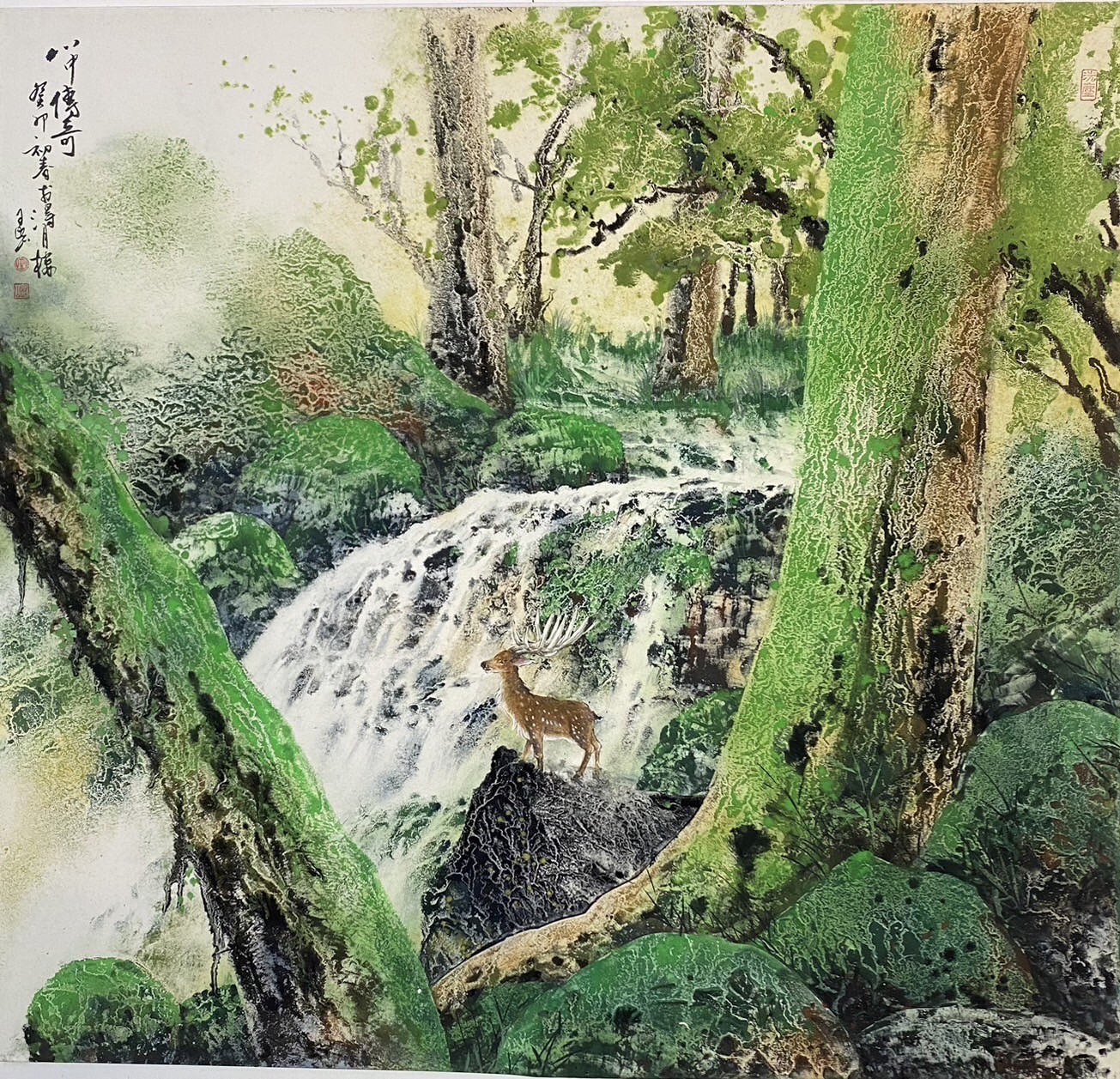 山中傳奇 73x67cm 2023－林昆山